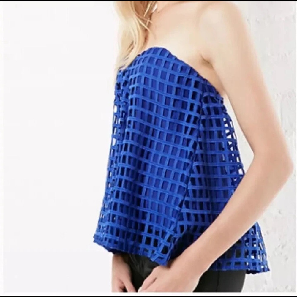 Stylestalker Royal Blue Backless Top
